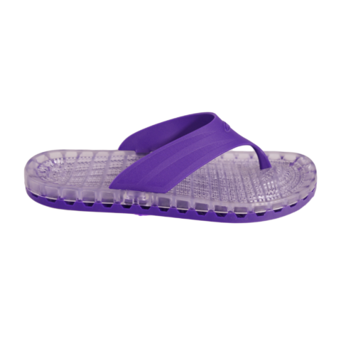 Ibiza Thong Sandal - Clear|Purple